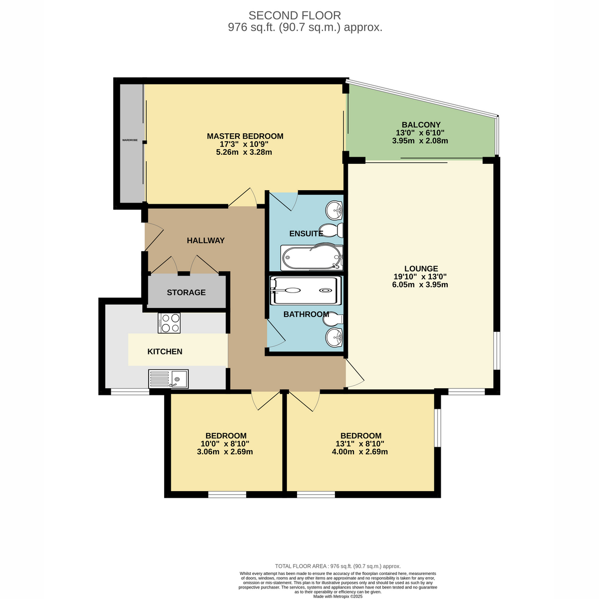 Ocean Heights, Boscombe Cliff Road, Bournemouth, BH5 1LA floorplan